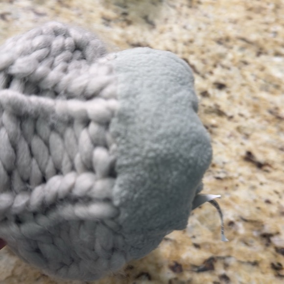 NWT 2 Pc Set Universal Thread Hand Knit Chunky Braided Scarf & Mittens OS - Picture 11 of 11